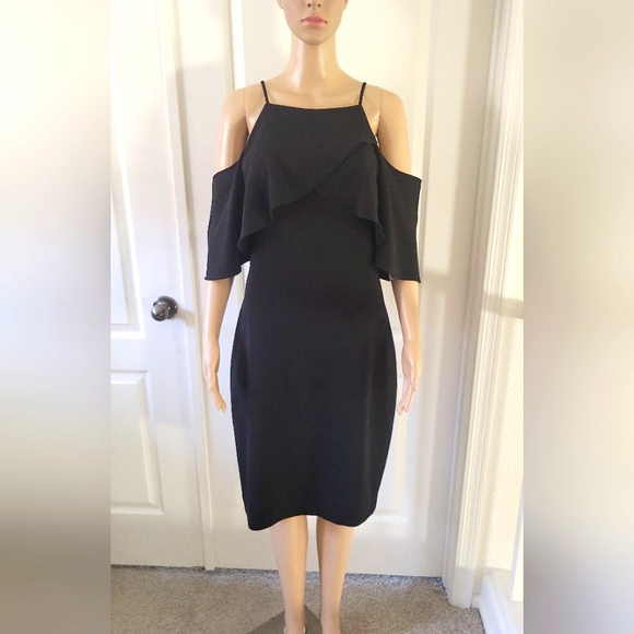 knee length dresses for ladies BADGLEY MISCHKA MADEIRA MIDI DRESS – skopostore.com main image 0